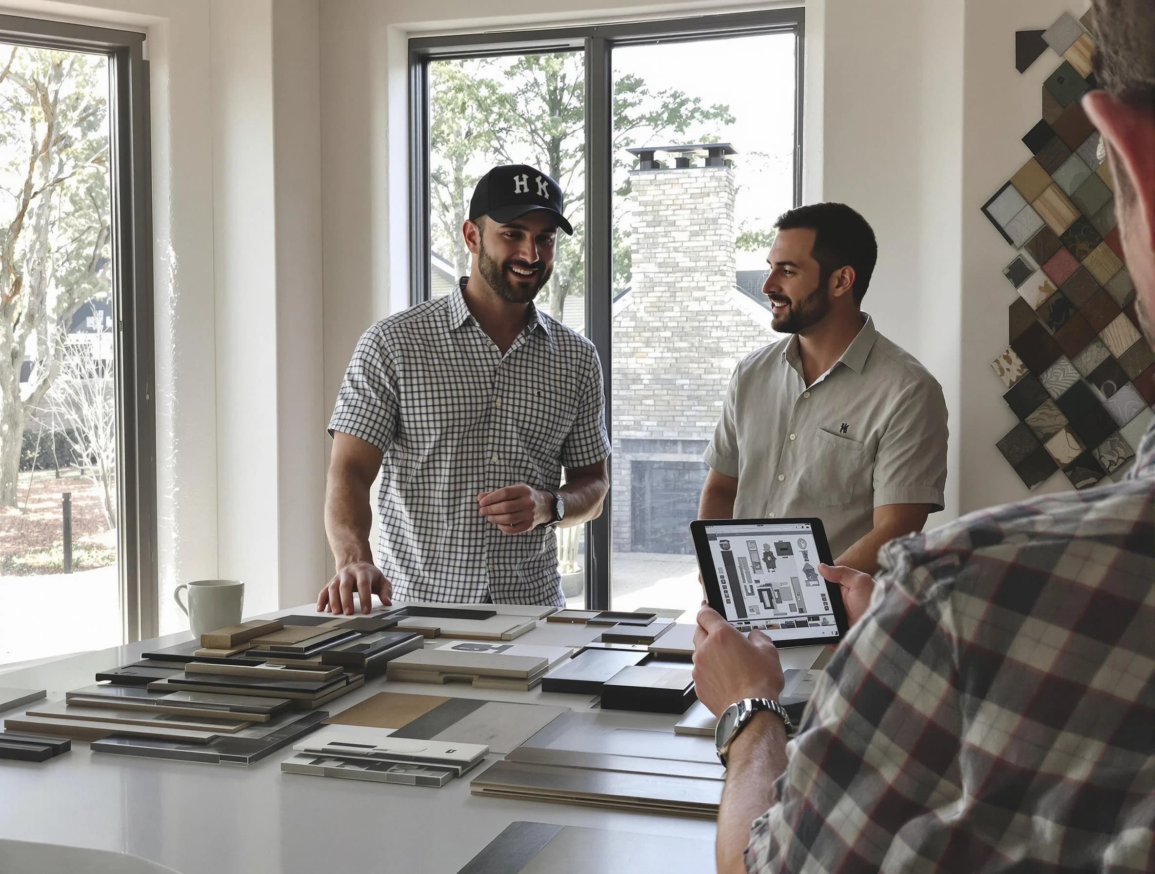 Summit Chimney Sweep remodeling a chimney and fireplace in Summit, NJ