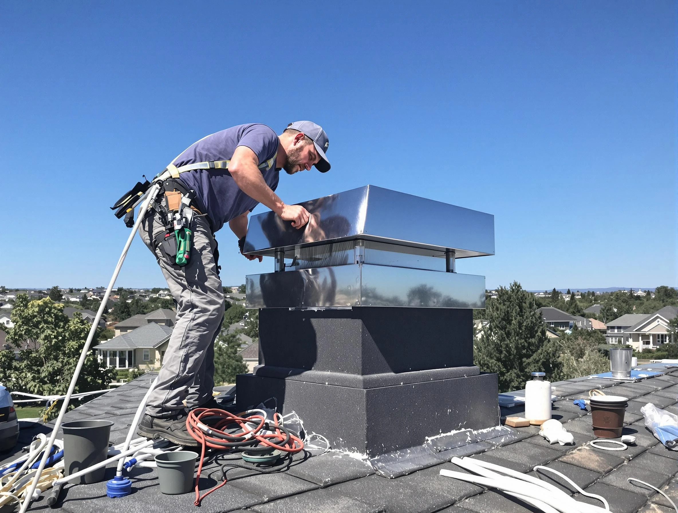 Chimney Cap Services in Summit