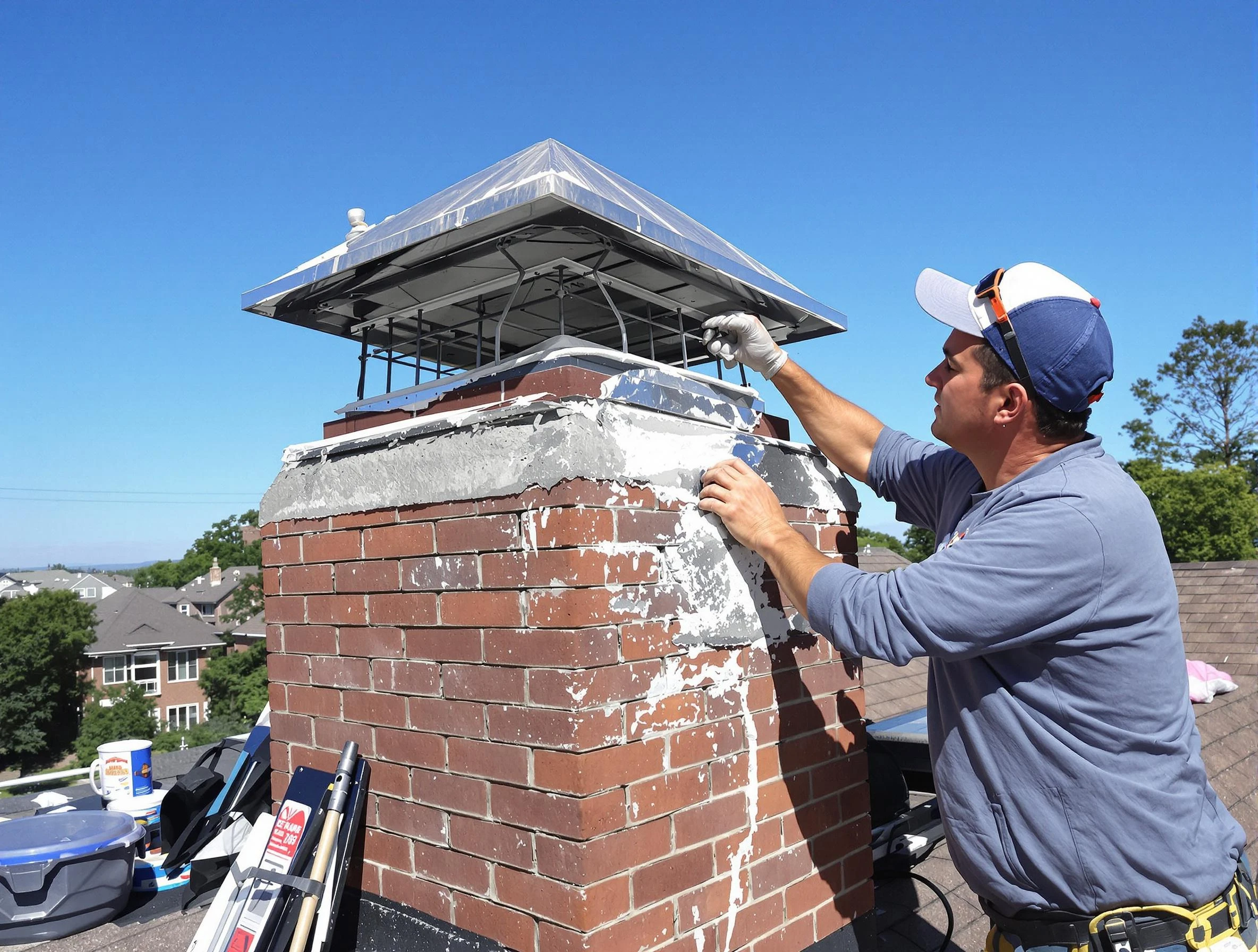 Chimney Crown Services in Summit
