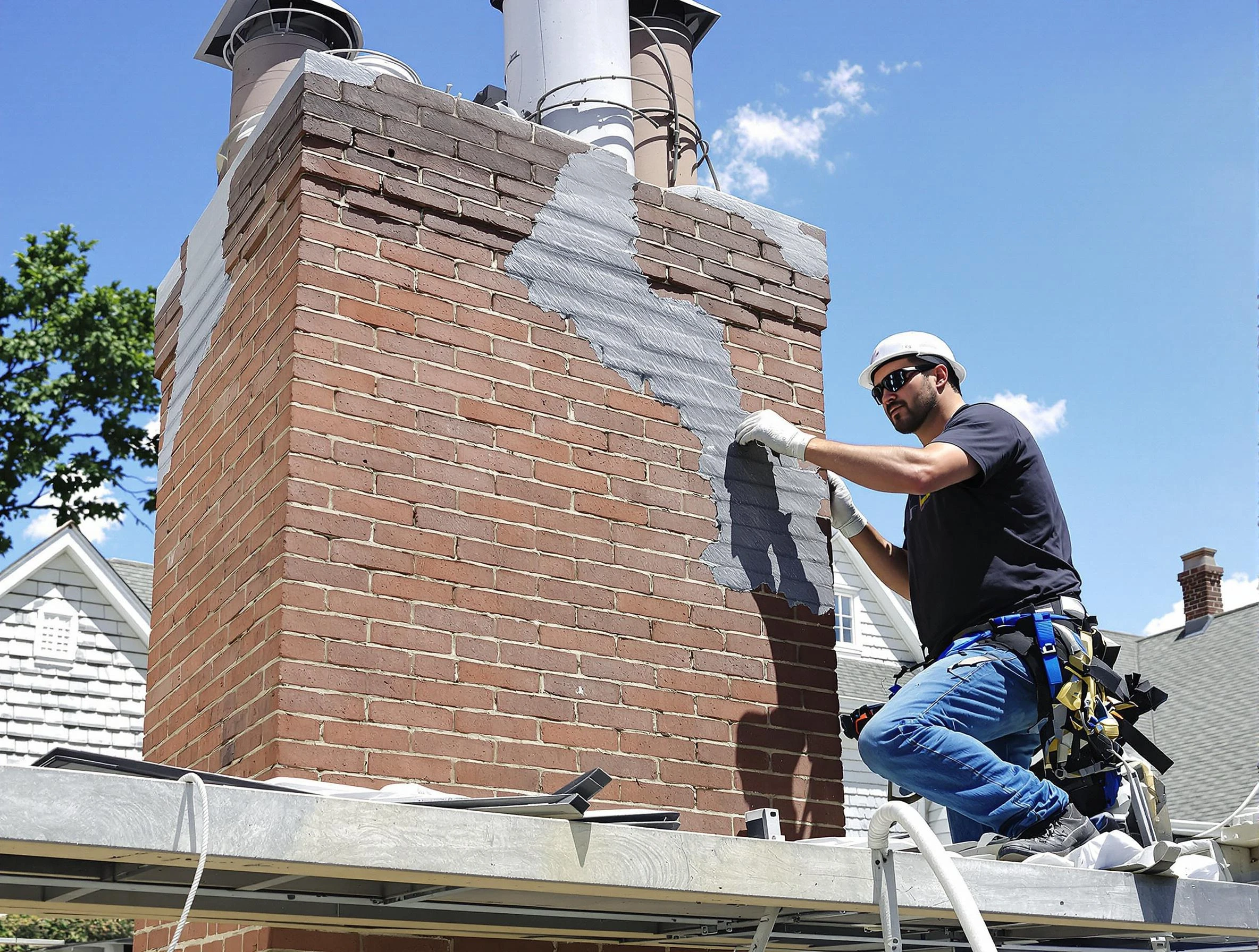 Chimney Restoration in Summit