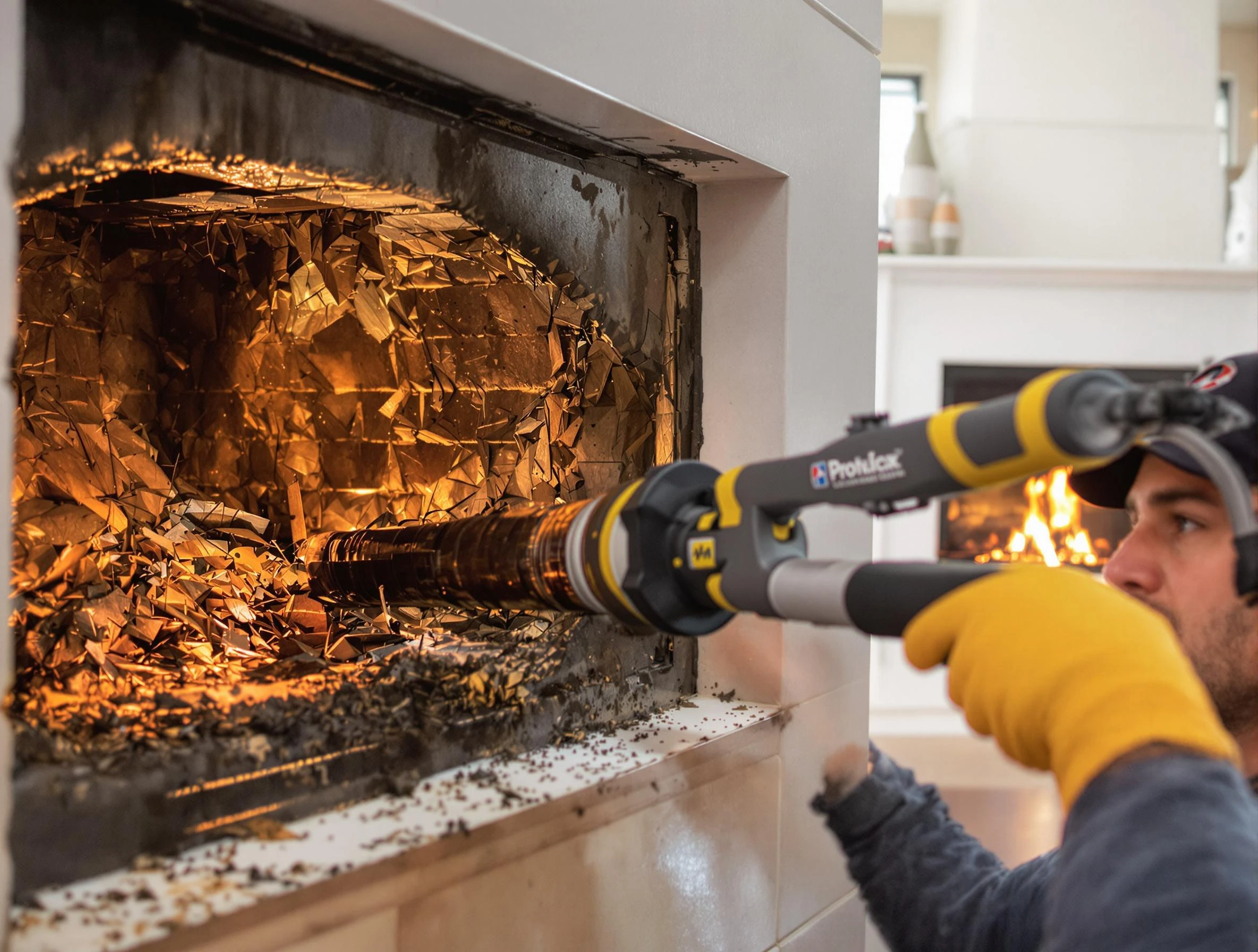 Professional chimney cleaning by Summit Chimney Sweep in Summit, NJ